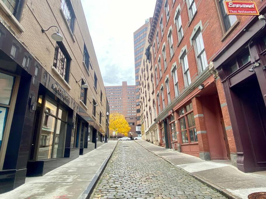 Downtown Albany 1 Bed + Workstation @ Maiden Lane Daire Dış mekan fotoğraf